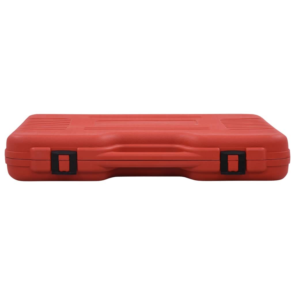Comprobador de presión con 28 tapones de prueba, juego de herramientas de aluminio y plástico, juego de comprobador de tapa del radiador universal para coche, moto, mantenimiento de coche