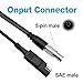 JIEYUEXIN A00924 Power Cable Compatible with Trimble, 7-pin to 5-pin with a SAE 2-pin Connector Power Cable Compatible with Trimble 4700 4800 5700 GPS to Pacific Crest PDL HPB