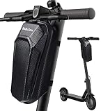 ★Fácil de instalar - No se necesitan herramientas, solo coloque las 4 correas de velcro para colgar esta bolsa de almacenamiento de scooter en el manillar, fácil instalación y estabilidad, no caerá incluso en un camino lleno de baches o rocas. Correas más largas para el diseño de cizalla y adecuadas para diferentes tamaños de manillares.