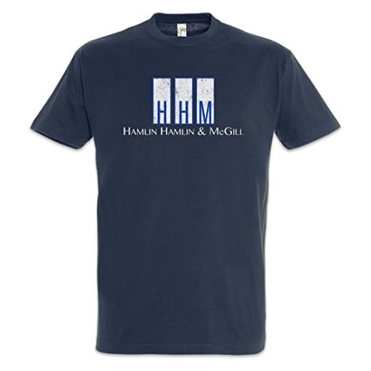 Urban Backwoods Hamlin Hamlin & Mcgill Camiseta De Hombre T-Shirt Azul Talla XL