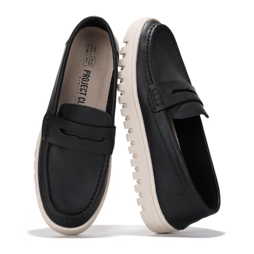Project Cloud 100% Genuine Leather Loafers for Women Moccasins Women Shoes