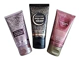 Bath & Body Works Travel Size Ultimate Hydration Body Creams: Thousand Wishes, Into the Night, Champagne Toast 2.5 Ounces Set of 3