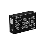 KGUSS Topping HS02 USB2.0 Audio Isolator withstands up to 1500VDC, USB-B and Type-C Input, USB-A and