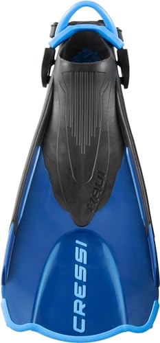 CRESSI Maui Short Fins, Blue/Light Blue, S/M - Aletas Cortas Ajustables con EBS System para Natación y Buceo, Azul/Azul Claro, S/M (38/41), Unisex - imagen 3