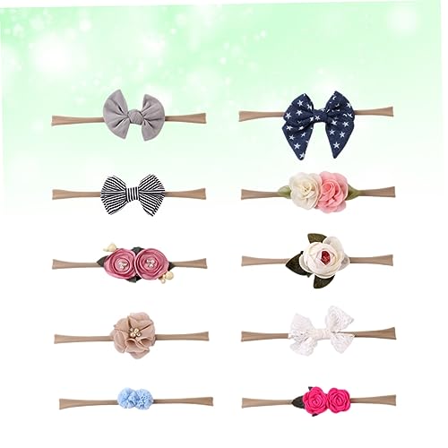 ibasenice laços de cabelo de náilon acessórios de cabelo de menina fitas de cabelo tiaras de meninas