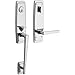 Baldwin 85396.LENT Palm Springs Left Handed Single Cylinder Keyed Entry One Piec, Polished Chrome