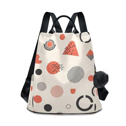 Sac à dos motif géométrique femme parfait pour vos voyages et randonnées urbaines