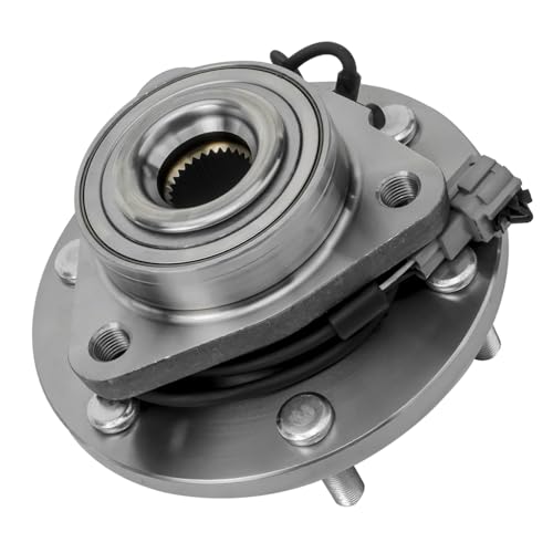 Image of Detroit Axle - 2pc Front Wheel Bearing Hubs for 08-12 Nissan Titan Armada 08-10 Infiniti QX56, 2008 2009 2010 2011 2012 Replacement Wheel Bearing and Hubs Assembly