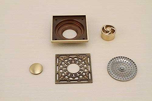 Siphon de sol 10 cm pour douche italienne et buanderie moderne