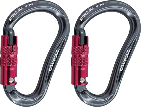 Mousqueton haut de gamme Atom 2LOCK CAMP finition bronze à canon