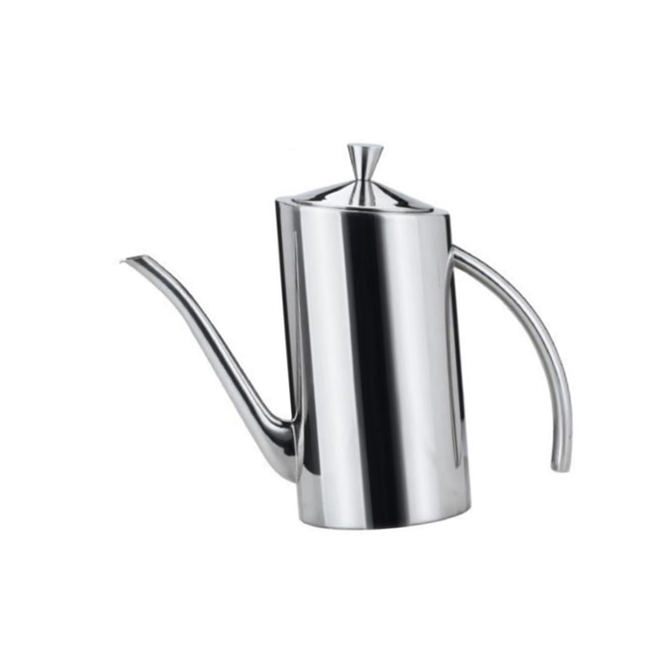 Dispenser Bottiglia Aceto di Inossidabile e in per Acciaio Olio 500ml Antigoccia Perdite, Contenitore Colore Argento per Cucina e Uso Domestico