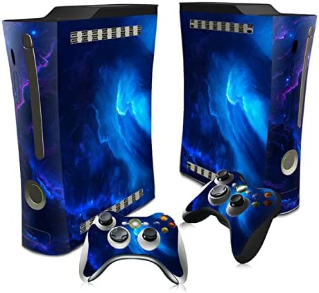 Guugoon Galaxy Space Skins Compatible with Xbox 360 Fat Console Controller, Vinyl Decal Stickers for Xbox 360 Fat,30