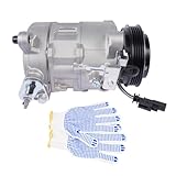 TEKKOAUTO Air Conditioning A/C Compressor Replacement for Cadillac Escalade, Escalade ESV Chevy Silverado 1500 2500 Cheyenne Tahoe GMC Sierra 1500 Yukon,Yukon XL 2014-2020 4.3L 5.3L 6.2L CO29134C