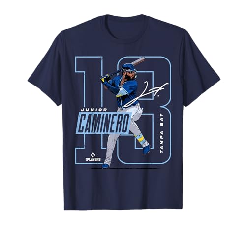 Junior Caminero | Tampa Bay MLB Baseball Player | MLBJCA202M T-Shirt
