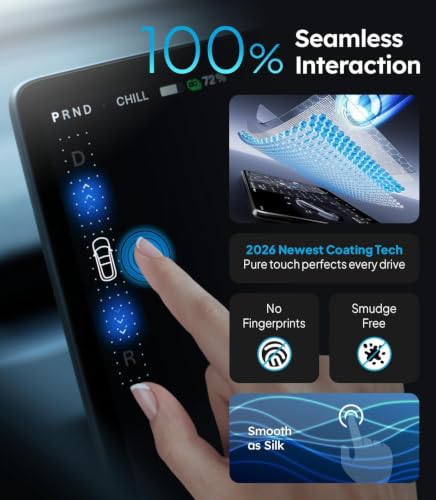 Image of [2 PACK] TEMPERED GLASS For TATA TIAGO & TIAGO EV 2026 Facelift 10 inch Infotainment + 5 inch Instrument Cluster || Universal High Definition Screen Guard || Anti Scratch || Water Resistant || 9H Hardness || Bubble Free Installation || Robust Protector For Tata Base Model | Car Radio | CarPlay Protective Accessory 2025+ || [REAL GLASS. NOT PLASTIC]