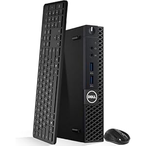 Dell OptiPlex 3050 Tiny Computer Micro Tower PC, procesador Intel Core i5-6500T, RAM DDR4 de 16 GB, SSD NVMe de 512 GB, puerto de pantalla, HDMI, Wi-Fi, teclado y mouse inalámbricos, Windows 11 Pro (renovado)