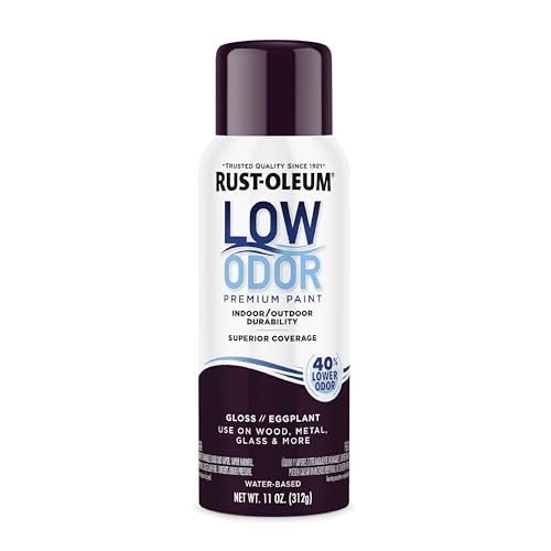 Image of Rust-Oleum Low Odor Premium Spray Paint, 11 oz, Gloss Eggplant
