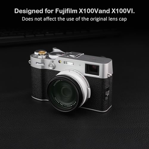Haoge LAR-X52B - Anillo adaptador de filtro de lente para Fujifilm X100VI Fuji FinePix X100V cámara compatible con cámara UV CPL ND de 49 mm, tapa de lente de filtro de repuesto Fujifilm AR-X100, - imagen 5