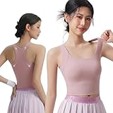 [MACITEET] 【固定カップ・ズレない】スポーツブラ 揺れない ハイサポート レディース ヨガウェア カップ一体型 洗濯機OK 接触冷感 吸汗速乾 脇高 美背 ノンワイヤー ヨガ ジム ランニング