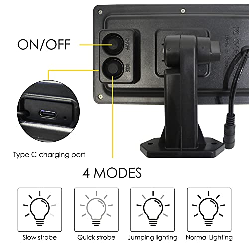 Banord 50Ft Solar String Lights, Outdoor Solar Powered Patio Lights With 23 (1 Spare) Shatterproof G40 Bulbs, Waterproof Solar Hanging Lights String For Garden, Backyard, Patio #TOP2