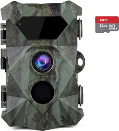 GardePro A5 Camera de Chasse Nocturne, 48MP 1296P H.264 Vidéo