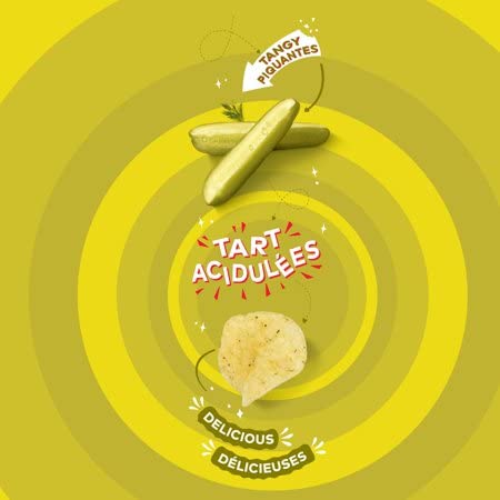 Lays Dill Pickle Potato Chips Family Bag 235G/8.2Oz (Shipped From Canada) #TOP5