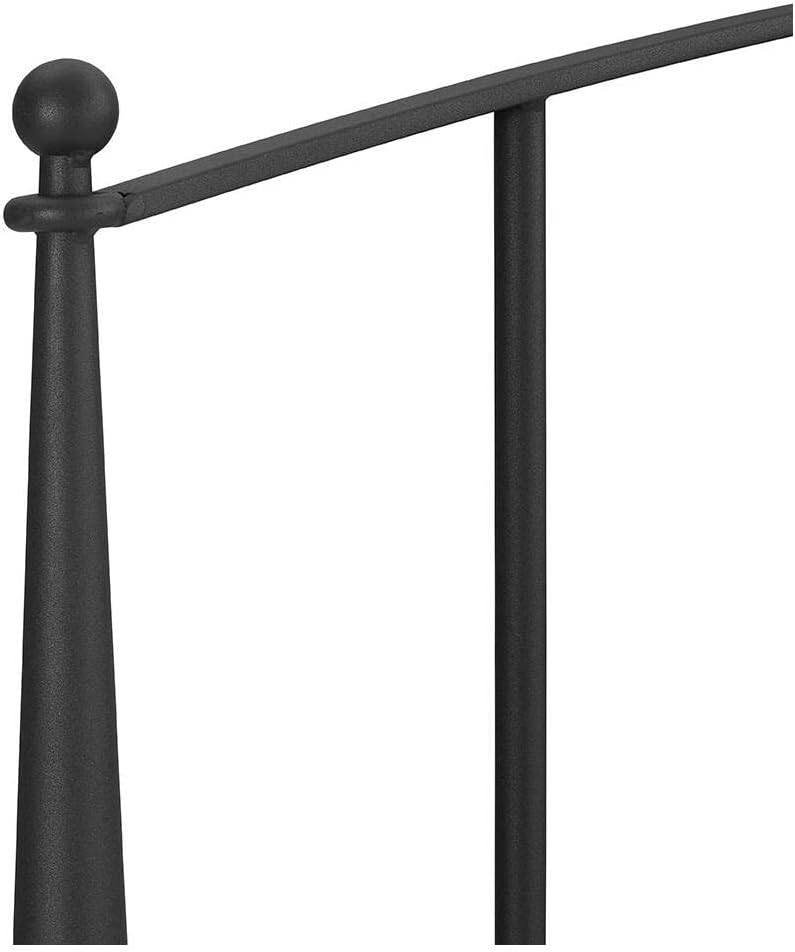 HomeStock Metal Headboard Full Queen - Arched Black Bed Frame - Durable Steel Headboard for Bedroom Decor