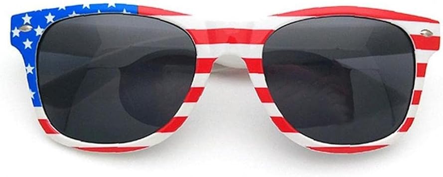 American Flag Sunglasses Classic Style Retro Sunshade Eyeglasses for Golf Cycling Sports Fishing Travel Unisex Style 4