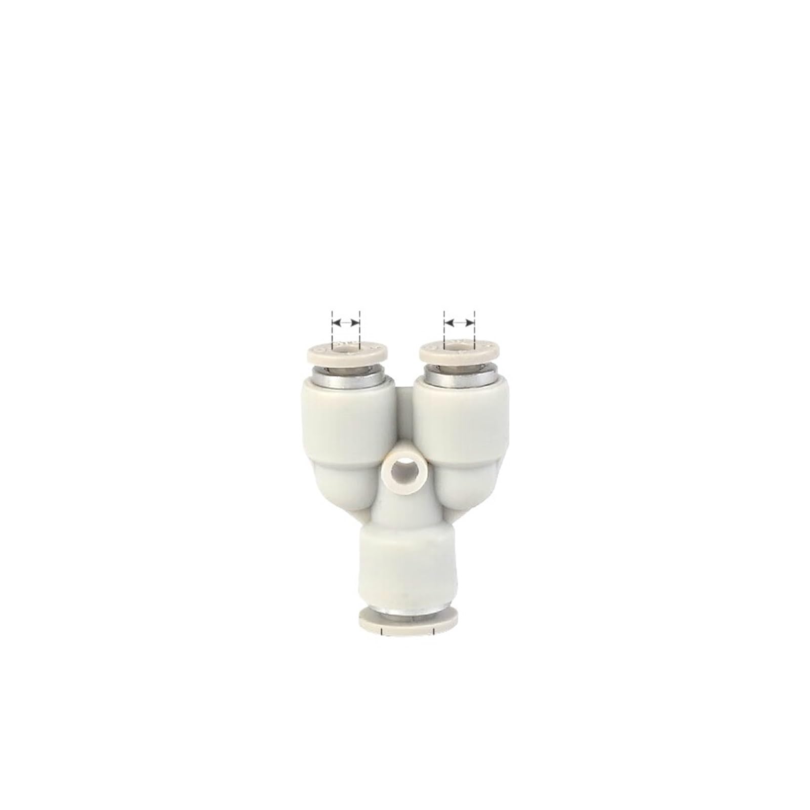 Raccord réducteur pneumatique en Y X-APW64 pour tube 6mm et 4mm