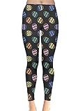 CowCow Womens Easter Eggs Pattern Leggings