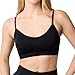 Coobie Seamless Scoopneck Bra,Black,Full Size