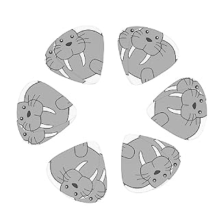 Walrus Lot de 12 médiators tendance et durables dans une boîte pour ukulélé guitare électrique basse - Les Beatles, Paul McCartney, John Lennon, RIngo Starr, George Harrison Walrus Lot de 12 médiators tendance et durables dans une boîte pour ukulélé guitare électrique basse – Image 2