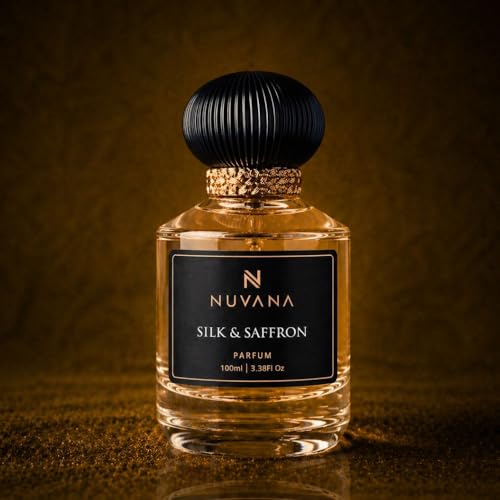 Image of Silk & Saffron Luxury Parfum | Premium Saffron Woody Amber Fragrance | Eau de Parfum 100ml | Long Lasting | Ideal for Special Occasions & Evenings | Woody Amber Perfume