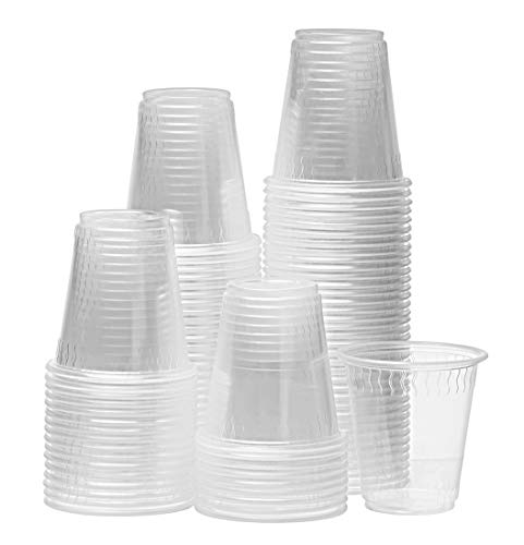 TashiBox Transparente Einwegbecher, 85 ml, 200 Stück Cover