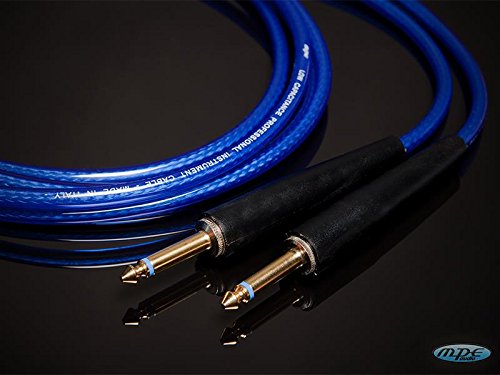 MPE - Cavo jack chitarra basso tastiera 10mt professionale Made in Italy due jack mono D. 6,3mm MOD: PL600TD-10 metri