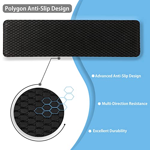 Faluber Cooling Gel Wrist Rest Pad -Tkl- Memory Foam Palm Rest With Non-Slip Footpad - Ergonomic Design - Keyboard Accessory Gaming Gear (Medium-Tkl) #TOP5