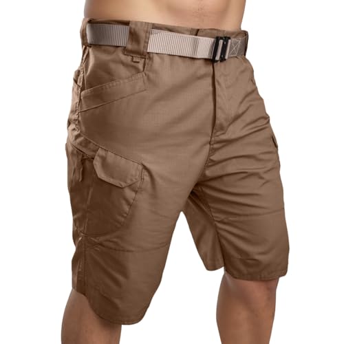 Generisch Pantalones cortos cargo para hombre de verano, pantalones de trabajo cortos para hombre, tiempo libre, bermudas, pantalones cargo al aire libre, pantalones cortos deportivos con bolsillos