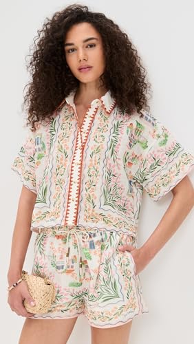 En Saison Women's Alaia Linen Top2