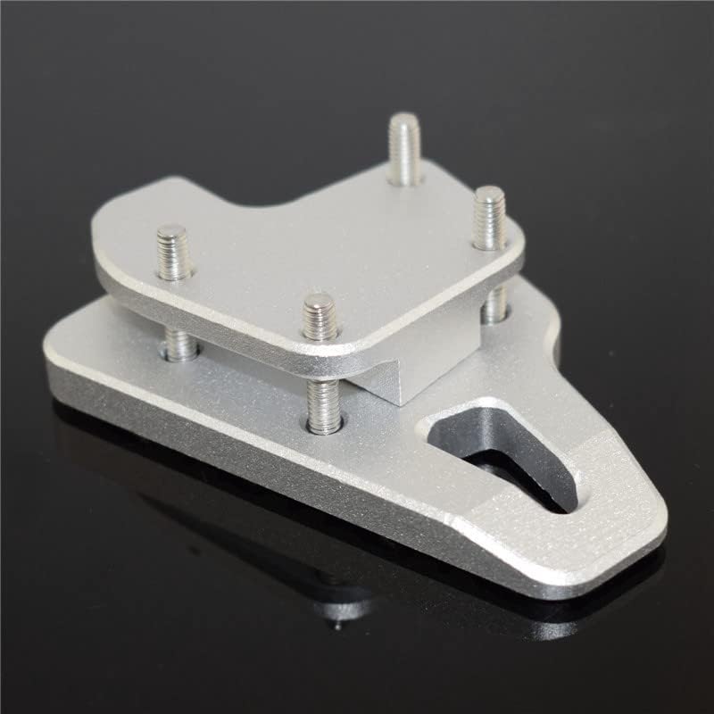 Rear Foot Brake Lever Pedal Enlarge Extension Rear Brake Peg Pad Extender For BMW F900R F900 F 900 R 2020 2021 2022 (Silver)