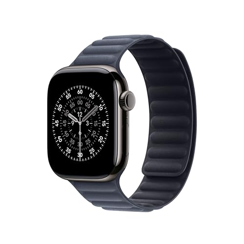 Image of Apple Watch Band - Magnetic Link - 42mm - Navy - M /L