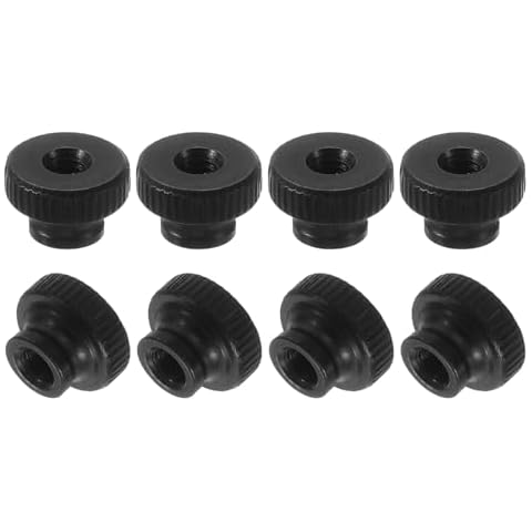 sourcing map M4 Knurled Thumb Nuts, 12Pcs Cover