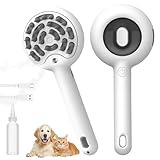 Hychipet Cat Brushes for Indoor Cat, 6 in 1 Pet Steam Brush for Dog Cats Grooming Kit Supplies Hair Grooming for Long Short Hair Cats Dogs Massage & 2 Water Spray Modes Shedding Brush
