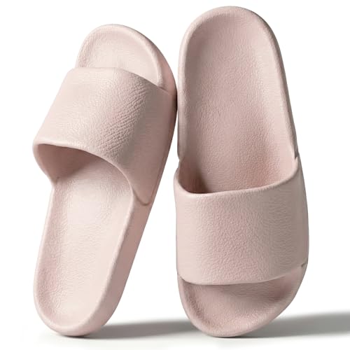 Kattmas Shower Shoes for Women & Men - Non-Slip House Slippers - Cloud Comfort Slides - Quick-Dry, Arch Support - Perfect for Bathroom, Beach, Pool, Travel