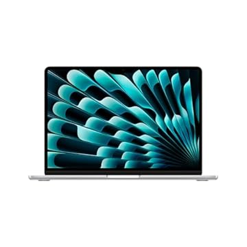 Apple 2024 MacBook Air (de 13 polegadas, Chip M3 da Apple com CPU de oito núcleos e GPU de oito núcleos, 8GB Memória unificada, de 256 GB) - Prateado