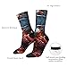 XZDWPY Hummingbird Unisex Mid-Calf Socks 2 Black-2 Polyester Skin-Friendly Moisture-Wicking Fashionable Crew Socks