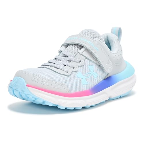 Under Armour Pre School Assert 10 Alternate Closure, Scarpe da Ginnastica, (015) Halo Grigio/Ruscello/Flusso, 29 EU