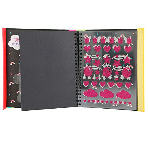 Depesche 10331 Neon Malbuch Set mit 5 Fasermalern, Ylvi and the Minimoomis, ca. 20 x 16,4 x 2,7 cm – Bild 7