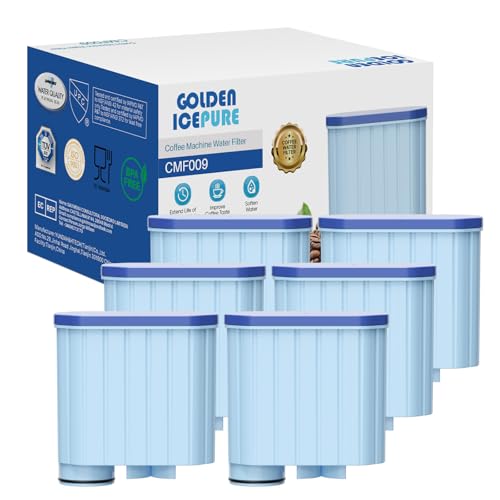 GOLDEN ICEPURE Wasserfilter Kaffeevollautomat für Philips Aqua Clean Filter und Saeco Aqua Clean Wasserfilter, CA6903/10 CA6903/22 CA6903, 6 stück