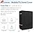 Alickwang Outdoor TV Cover 50 Inch Weatherproof, Heavy-Duty 600D Polyester Weatherproof & Tear-Resistant With Zippered TV TV Stand Cover For Mobile TV Carts With Floor Stand Base.50 L x 20" W x 55" H