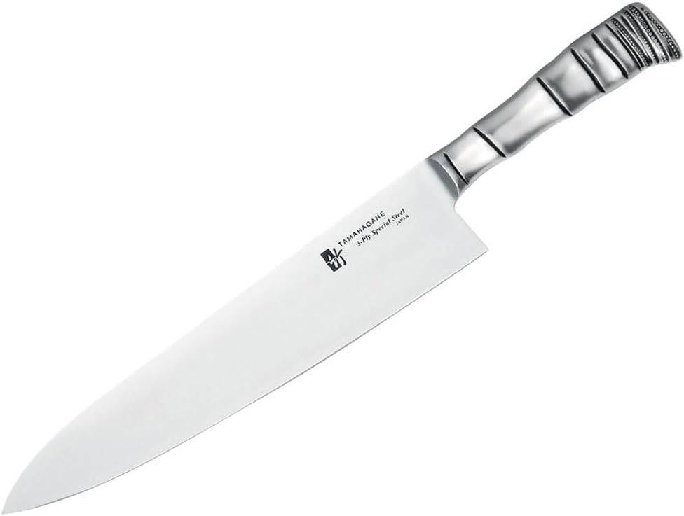 Kataoka Works bamboo TAMAHAGANE molybdenum - vanadium steel interrupt Gyuto knife 270mm TK-1103